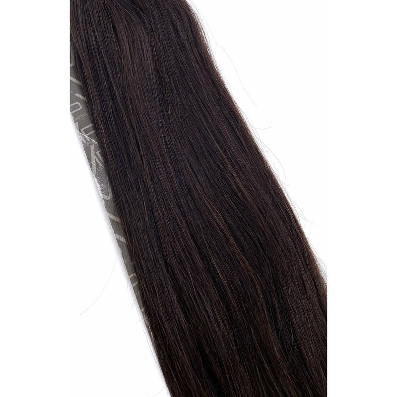 VIP Extensions VIP U-Tip System / Straight 18" Hair Extension White Smoke 1B - Off Black
