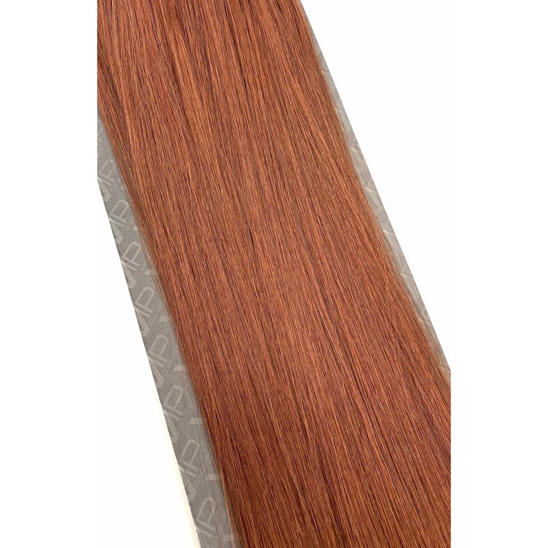 VIP Extensions VIP U-Tip System / Straight 18" Hair Extension White Smoke 33B - Bright Auburn