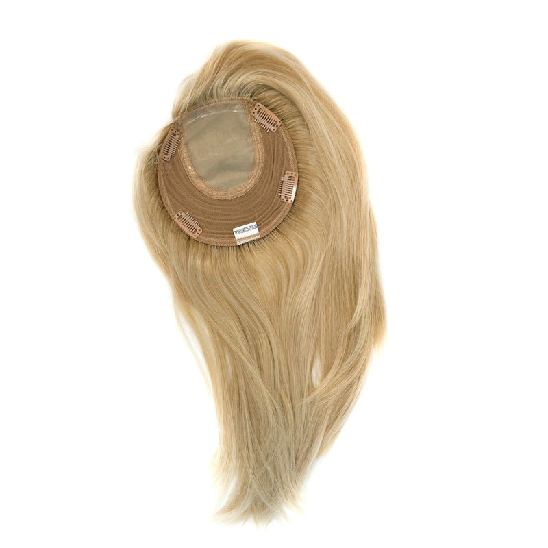 VIP Extensions Virgin Remy Human Hair Silk Straight Top Topper Pieces (TP36) HUMAN HAIR TOPPER