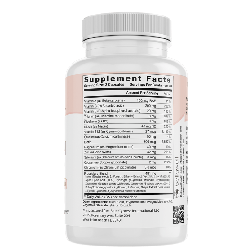 Vision Care -  A Blend of Ingredients for Ocular Support by Bellawell