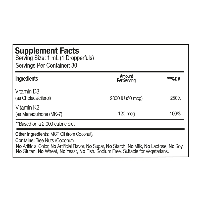 Paleolife Vitamin D3+K2+MCT Oil