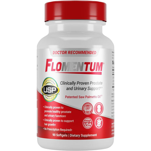 Flomentum Health Flomentum Health Prostate Support Supplement Saw Palmetto Berry Oil For Urinary Flow & Control 30CT Herbal Supplement