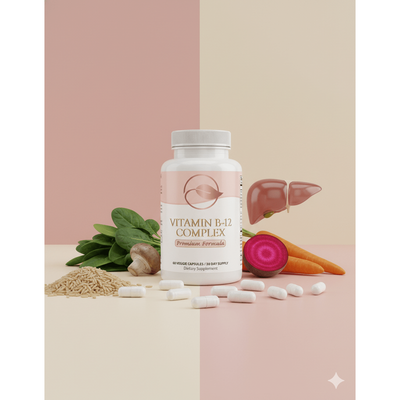 Bellawell Health Vitamin B-Complex With Folate by Bellawell Capsules Gray