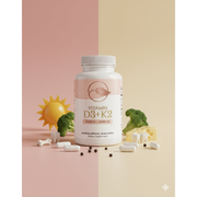 Bellawell Health Vitamin D3 & K2 - Sunshine Boost by Bellawell Capsules Rosy Brown