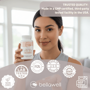 Bellawell Health Vitamin D3 & K2 - Sunshine Boost by Bellawell Capsules White Smoke
