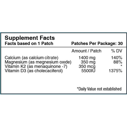 PatchAid - Vitamin D3/Calcium Vitamin Patch