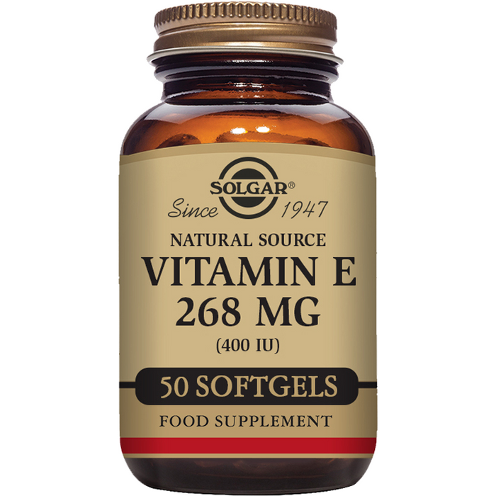 Solgar Vitamin E, 400 IU, Softgels - 50 count / 5 Oz