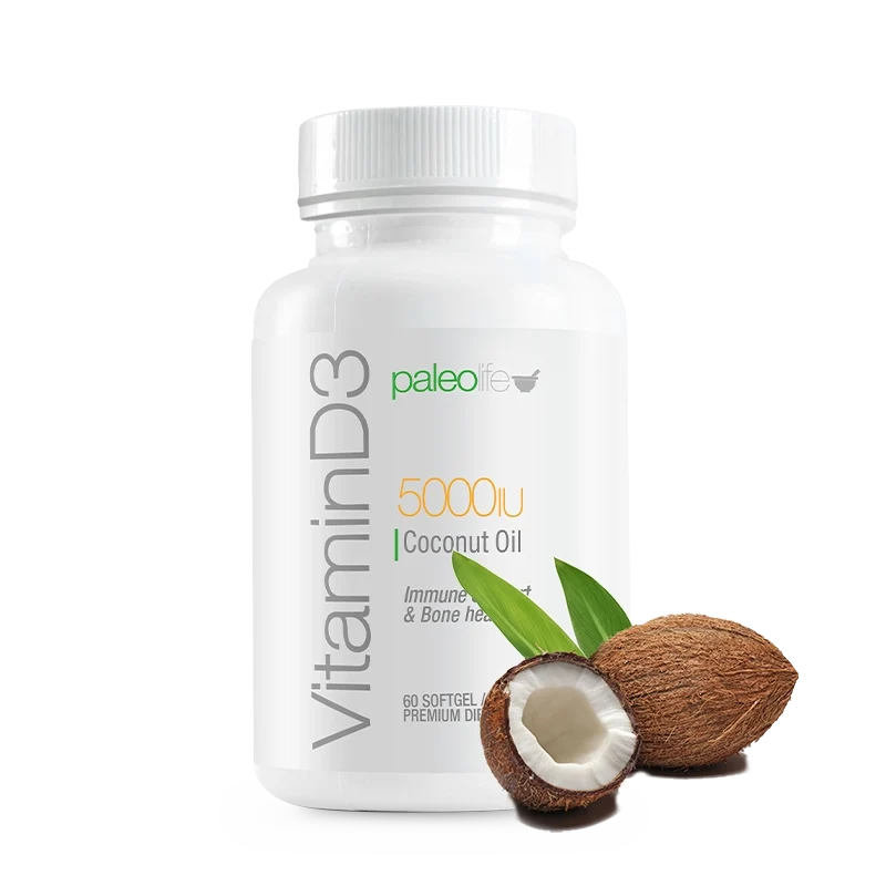Paleolife Vitamin D3 Restore VITAMIN D3 5000 IU Black 1 Pack