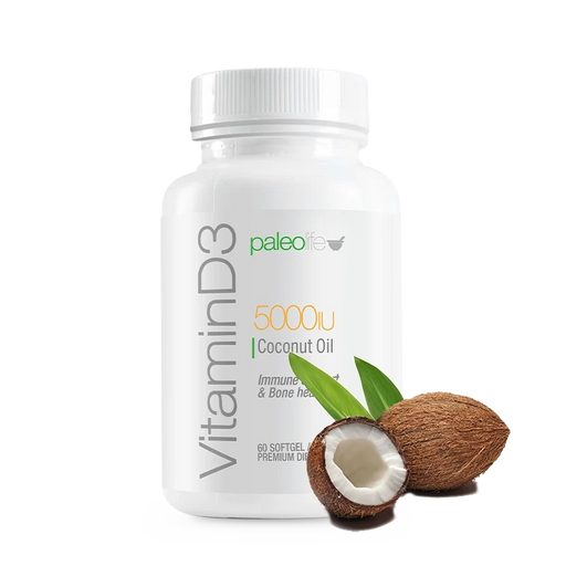 Paleolife Vitamin D3 Restore VITAMIN D3 5000 IU Black 1 Pack