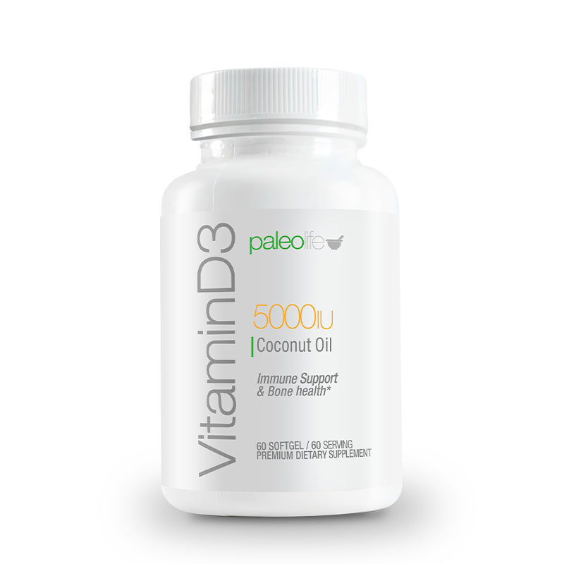 Paleolife Vitamin D3 Restore VITAMIN D3 5000 IU White Smoke 1 Pack,3 Pack,6 Pack
