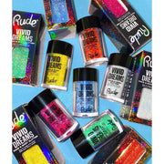 Rude Cosmetics Vivid Dreams Face & Body Glitter Loose Glitter & Pigments