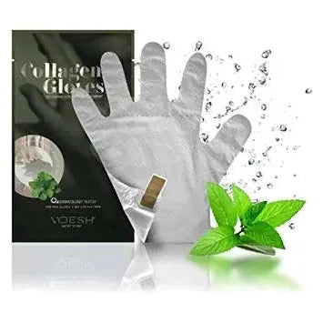 iNAIL SUPPLY - VOESH Collagen Mask Gloves - Mint &Botanical Extracts single