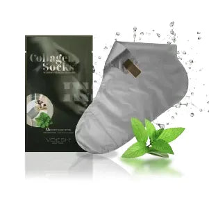 iNAIL SUPPLY - VOESH Collagen Mask Socks - Mint & Botanical Extracts single