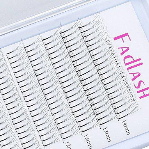 VIP Extensions Volume Lash Extensions Hair Accessories Light Gray Fadlash 3D fanned /D curl 0.07 mix