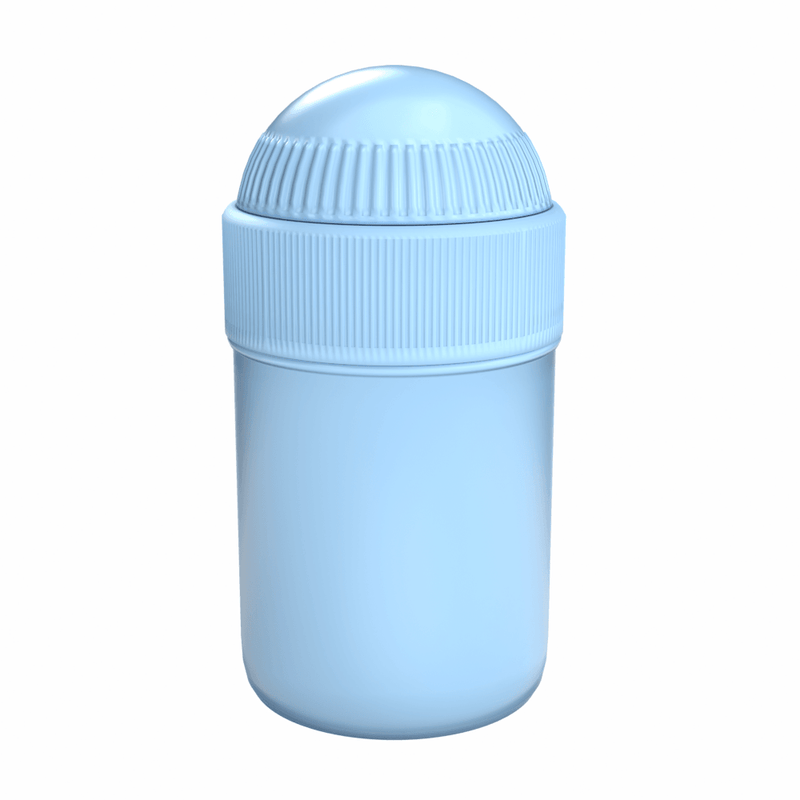 Medisca Samix Jar 50mL Blue with Blue Lid, Pack of 10 Medical Supplies
