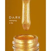 nbmsupply DARK STAMPING POLISH GOLD №04, 8 ML  Article : S004