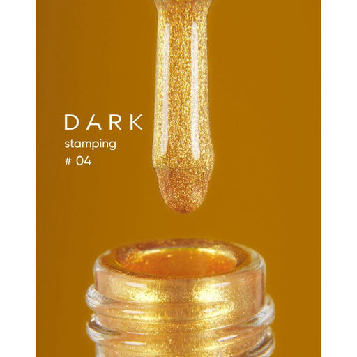 nbmsupply DARK STAMPING POLISH GOLD №04, 8 ML  Article : S004