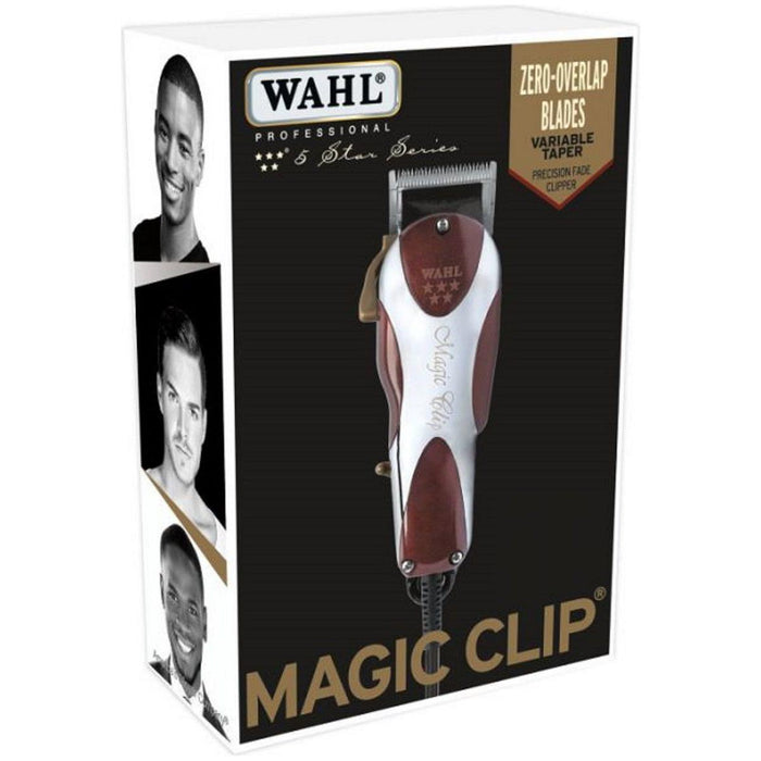 Wahl Professional 5 Star Series Magic Clip Model No #8451 & Hero Trimmer Model No #8991 & Shaver Shaper Model No #8061-100 + Water Spray & Fade Brush & Neck Duster Combo Set
