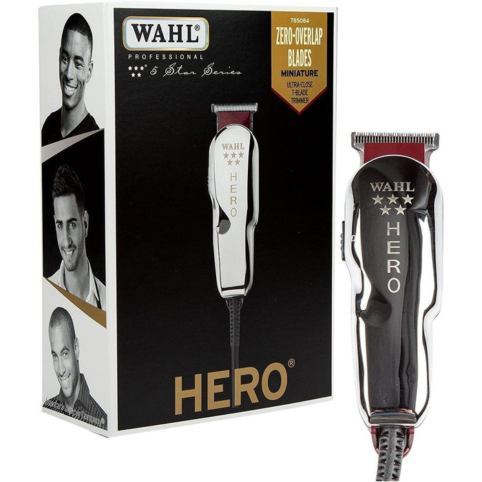 Wahl Professional 5 Star Series Magic Clip Model No #8451 & Hero Trimmer Model No #8991 & Shaver Shaper Model No #8061-100 + Water Spray & Fade Brush & Neck Duster Combo Set