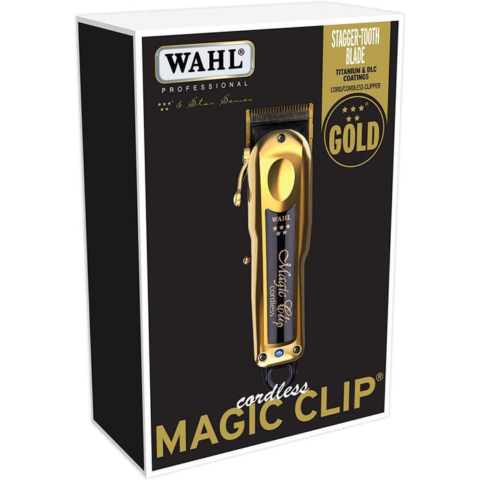 Wahl Professional 5 Star Series Cordless Magic Clip Gold & Cordless Detailer Li Gold & Cordless Vanish Shaver