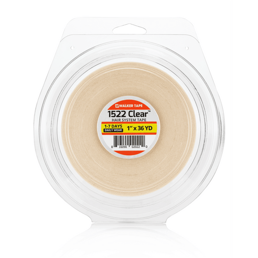 VIP Extensions Walker Tape 1522 Clear Tape and Rolls Hair Extension Tape White Smoke 1/2"x 3 yds,3/4" x 3 yds,1" x 3 yds,1/2" x 12 yds,3/4" x 12 yds,1" x 12 yds,1/2'' X 36 YDS,3/4'' X 36 YDS,1'' X 36 YDS