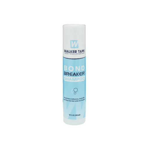 VIP Extensions Walker Tape Bond Breaker Shampoo, 10 fl oz, Flip-Top Shampoo Light Gray 10oz