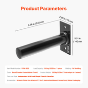 GNS Beauty & Personal Care 2-Inch Plate Holder (4-Pack) - Wall Mount Home Gym Rack Fitness