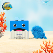 Spongellé Walter Whale | Sea Animals Body Wash Infused Buffer