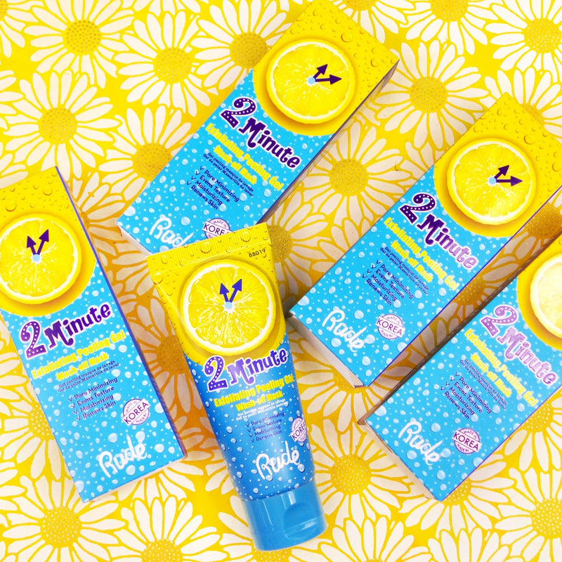 Rude Cosmetics 2 Minute Exfoliating Peeling Gel Wash-off Mask Skincare