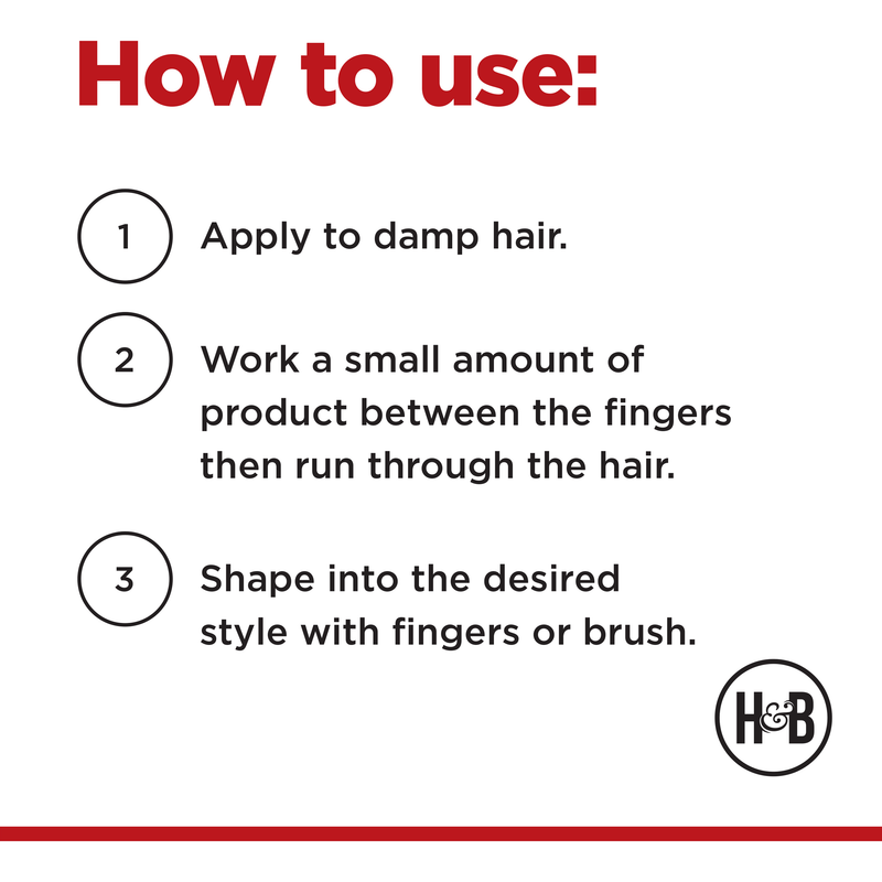 Hawkins & Brimble COM Water Based Hair Pomade - Natural Hold 4.2 fl oz Hair care