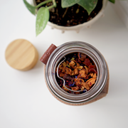 Love of Earth Co. Glass Tea + Coffee Infuser Bottle