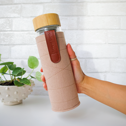 Love of Earth Co. Glass Tea + Coffee Infuser Bottle