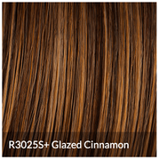 VIP Extensions Hairdo Mid Length Classic Fling Fringe Cut Wig Glazed Cinnamon R3025s+ Wig