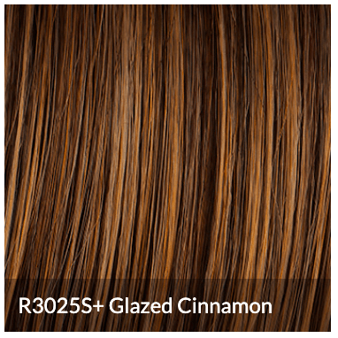 VIP Extensions Hairdo Mid Length Classic Fling Fringe Cut Wig Glazed Cinnamon R3025s+ Wig