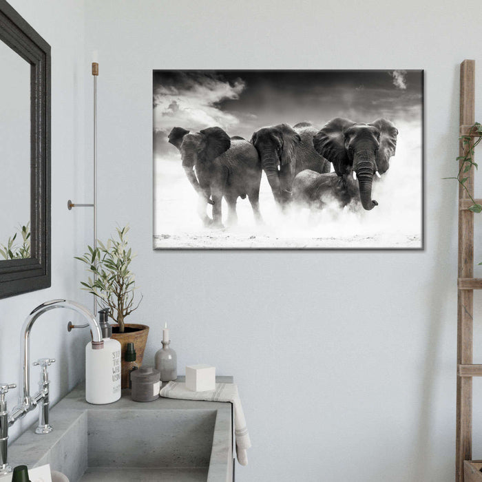 Etosha Park Elephants Wall Art