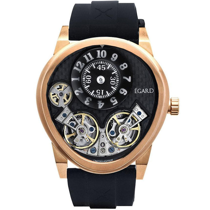 Bids.com Egard Men's Quantus V3 Rose Manual Wind Watches