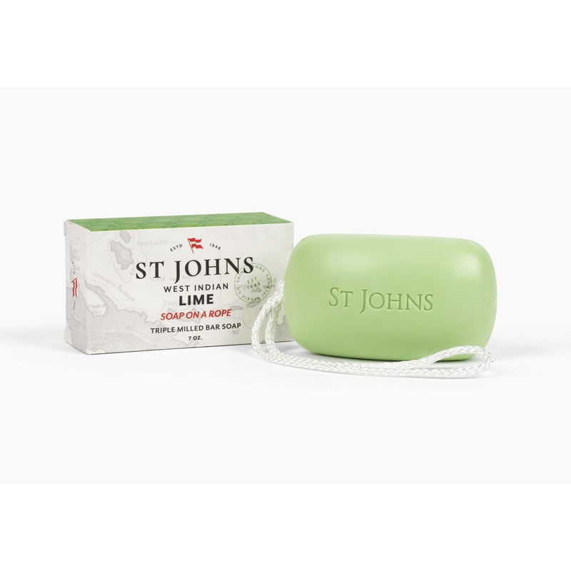 St Johns Fragrance Co LLC™ West Indian Lime Soap On a Rope Rope Bar