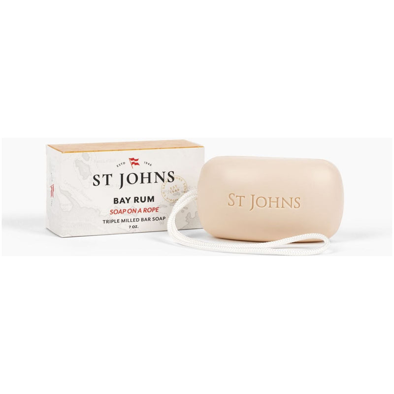 St Johns Fragrance Co LLC™ Bay Rum Soap On a Rope Rope Bar