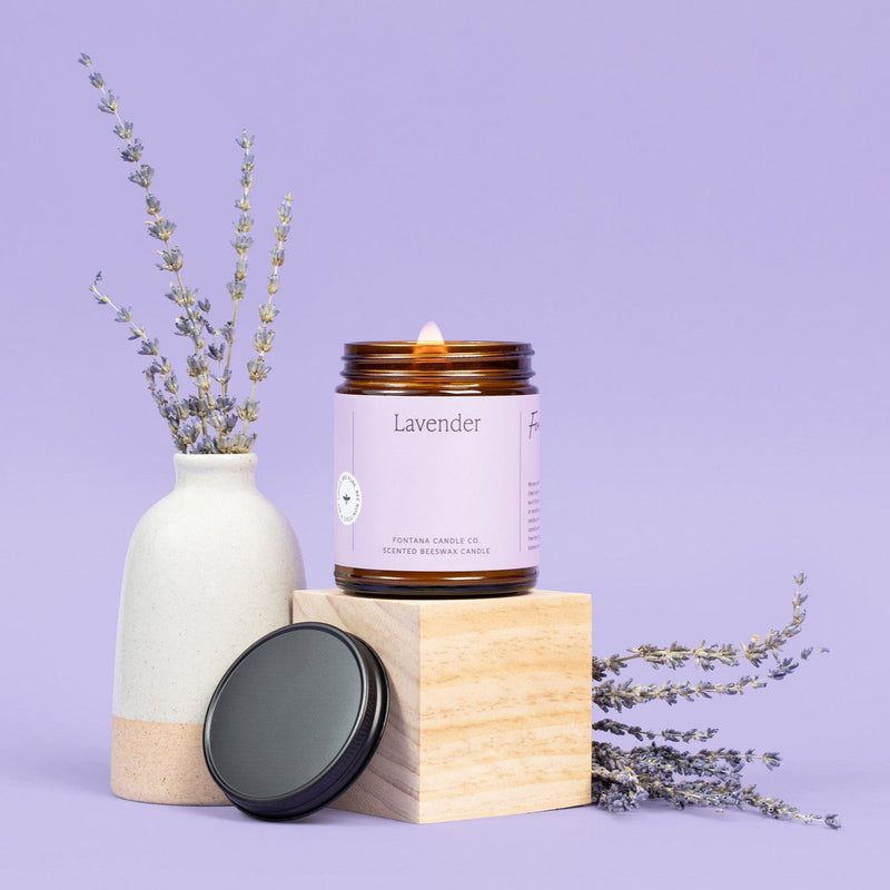 Fontana Candle Co Lavender Jar Candle Candles