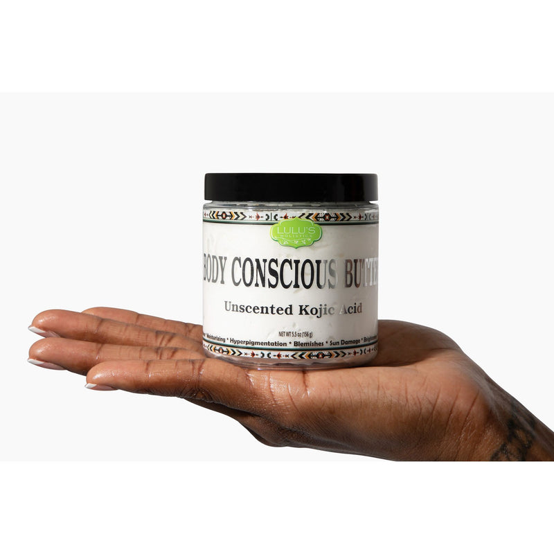 Unscented Kojic Acid Whipped Body Butter – Smooth, Even-Looking Skin