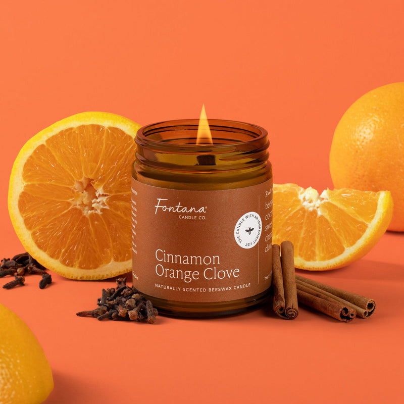 Fontana Candle Co Cinnamon Orange Clove Jar Candle Candles Coral Jar Candle