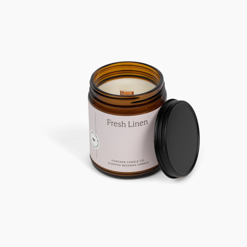Fontana Candle Co Fresh Linen Jar Candle Candles