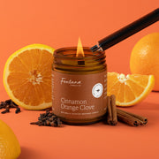 Fontana Candle Co Cinnamon Orange Clove Jar Candle Candles Coral Jar Candle