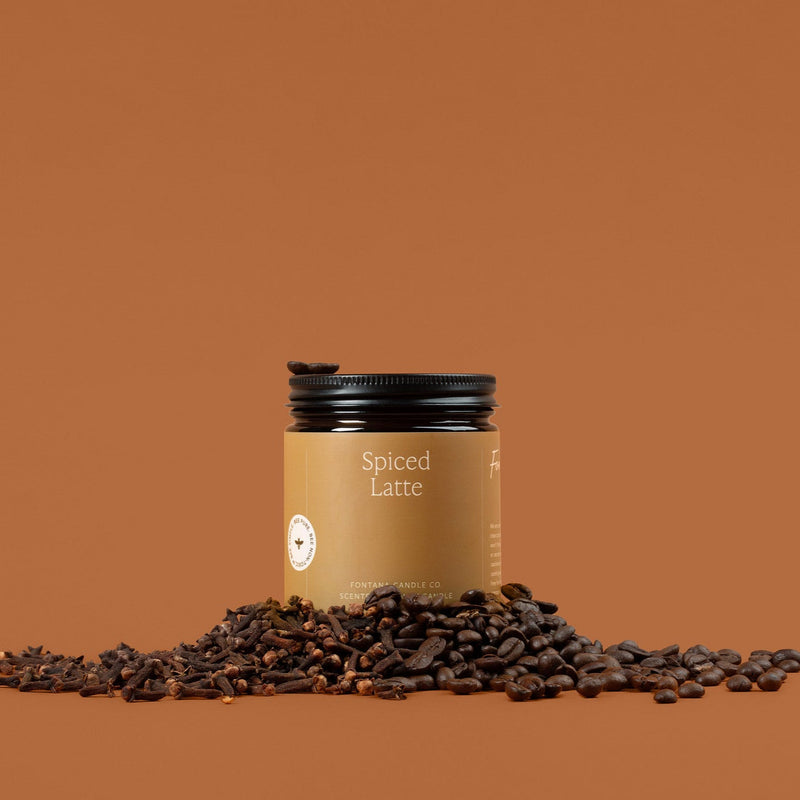 Fontana Candle Co Spiced Latte Jar Candle Candles