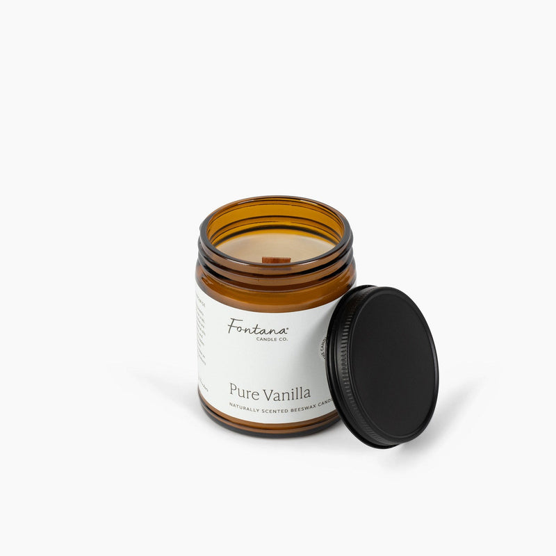 Fontana Candle Co Pure Vanilla Jar Candle Candles White Smoke Jar Candle
