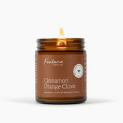 Fontana Candle Co Cinnamon Orange Clove Jar Candle Candles White Smoke Jar Candle