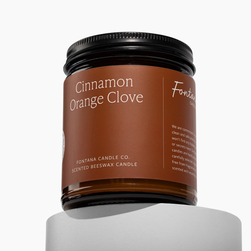 Fontana Candle Co Cinnamon Orange Clove Jar Candle Candles