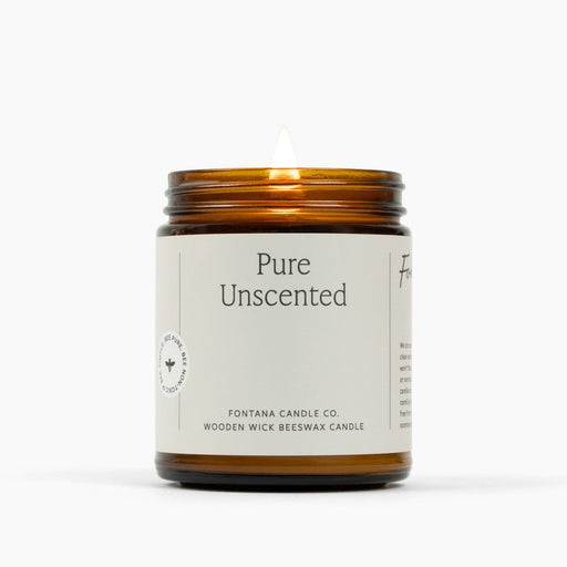 Fontana Candle Co Pure Unscented Jar Candle Candles
