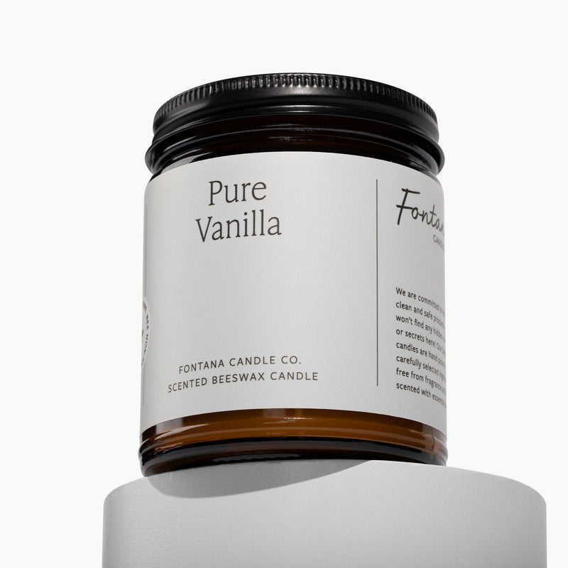 Fontana Candle Co Pure Vanilla Jar Candle Candles