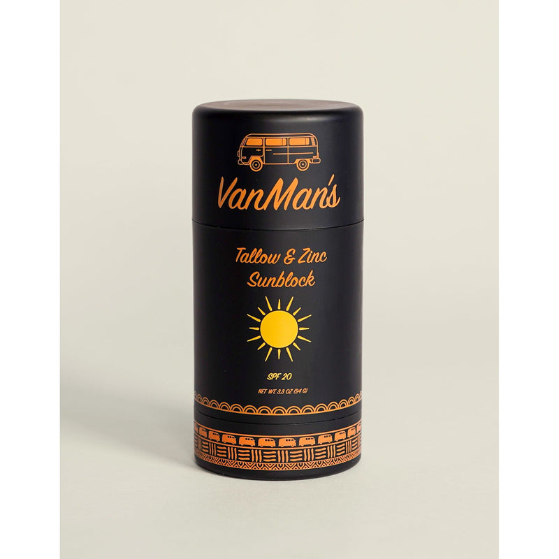 VanMan VanMan’s Tallow & Zinc SunBlock - 2 oz